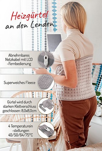 AD 7437 Pas grzewczy na lędźwie AD 7437 Pas grzewczy na lędźwie