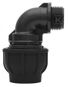 KOLANO ZACISK.PP 90ST.20X3/4