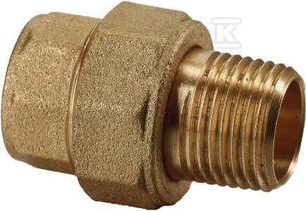 TWIST ŚRUB.PROSTY KRÓTKI 3/4" O-RING M