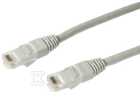 KABEL KROSOWY UTP KAT.5E PVC 2 M SZARY KABEL KROSOWY UTP KAT.5E PVC 2 M SZARY