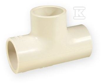TRÓJNIK RÓWNOPRZELOT PVC-C KW/KW/KW 5/ TRÓJNIK RÓWNOPRZELOT PVC-C KW/KW/KW 5/