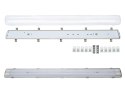 Zestaw: 10x oprawa hermetyczna lampa led ip65 + 20x świetlówka led 120cm 18w t8 4000k g13 neutralna