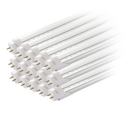 Zestaw: 15x świetlówka led 120cm 18w t8 4000k g13 neutralna przezroczysta