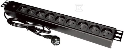 LISTWA ZASIL. 19" 9XCEE 7/5-7/7 LED