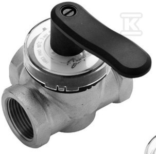 ZAWÓR OBROTOWY HRB3 PN10 32/16, RP 5/4" ZAWÓR OBROTOWY HRB3 PN10 32/16, RP 5/4"