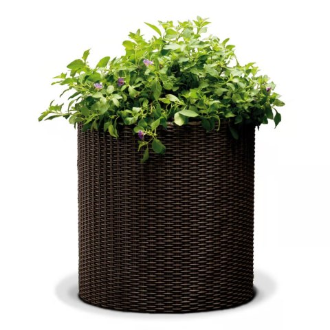 Donica okrągła CYLINDER PLANTER M whiskey brown Donica okrągła CYLINDER PLANTER M whiskey brown