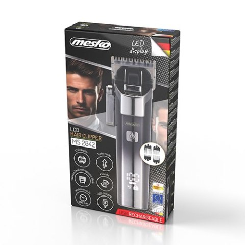 MS 2842 Strzyżarka do włosów z wyświetlaczem led - usb-c MS 2842 Strzyżarka do włosów z wyświetlaczem led - usb-c