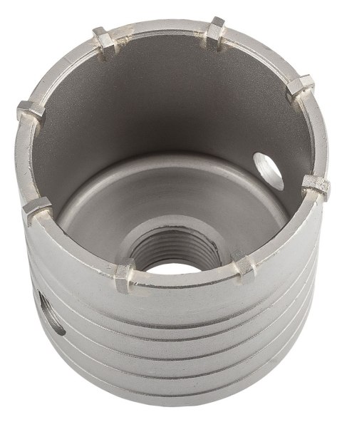 Otwornica widiowa 65 mm z adapterem SDS+ oraz wiertłem pilotującym Otwornica widiowa 65 mm z adapterem SDS+ oraz wiertłem pilotującym