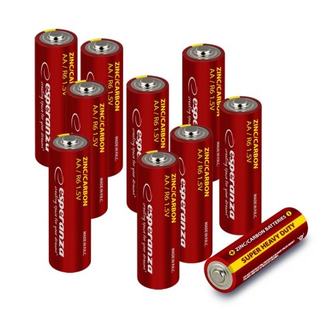 EZB202 Esperanza baterie zn-c aa 10szt blister EZB202 Esperanza baterie zn-c aa 10szt blister