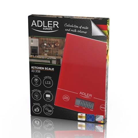 AD 3138 red Waga kuchenna AD 3138 red Waga kuchenna
