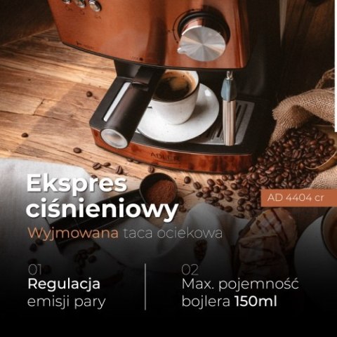 AD 4404 copper Ekspres ciśnieniowy AD 4404 copper Ekspres ciśnieniowy