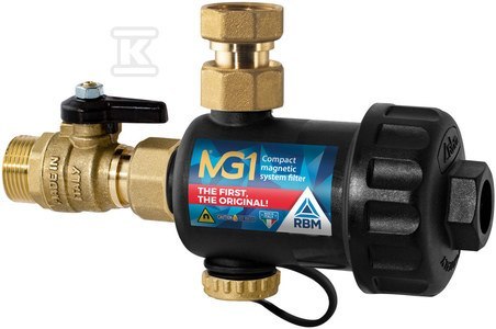 FILTR MAGNETYCZNY RBM MG1 3/4'' CZARNY