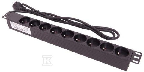 LISTWA ZASILAJĄCA 19" 9X230V