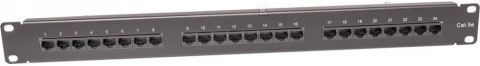 PANEL KATEGORII 5E 19" 1U 24XRJ45, UTP
