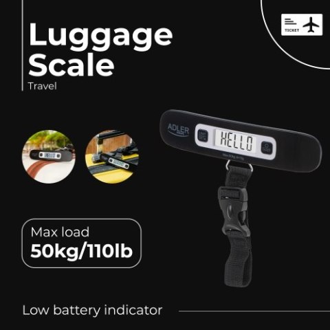 AD 8190 Waga bagażowa ? podróżna AD 8190 Waga bagażowa ? podróżna
