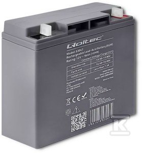 AKUMULATOR AGM/12V/18AH/MAX. 270A