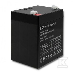 AKUMULATOR AGM/12V/4.5AH/MAX. 67.5A