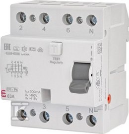 EFI-P4 A 63/0.3 WYŁ.RÓŻNIC-PRĄD.