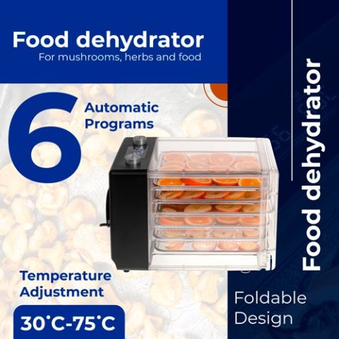 AD 6660 Suszarka do grzybów, ziół i żywności - dehydrator AD 6660 Suszarka do grzybów, ziół i żywności - dehydrator