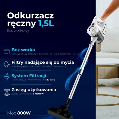 AD 7036w Odkurzacz ręczny - bezworkowy - 1,5 l AD 7036w Odkurzacz ręczny - bezworkowy - 1,5 l