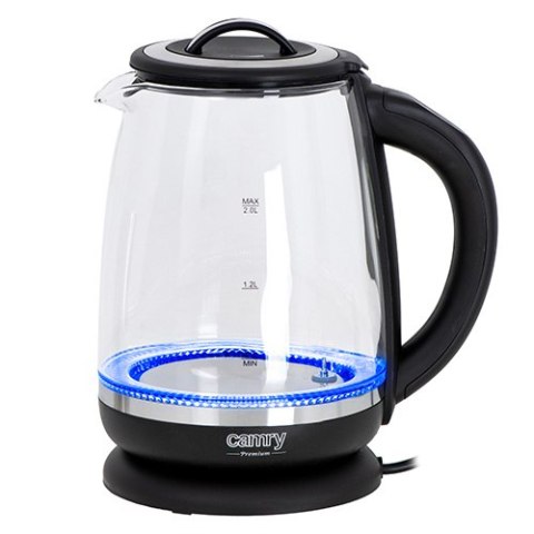 CR 1290 black Czajnik szklany 2,0 l z zaparzaczem oraz regulacją temp. CR 1290 black Czajnik szklany 2,0 l z zaparzaczem oraz regulacją temp.