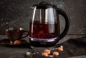 CR 1290 black Czajnik szklany 2,0 l z zaparzaczem oraz regulacją temp.