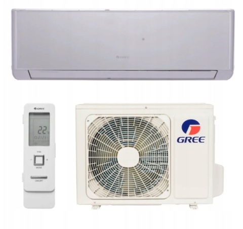 Klimatyzator ścienny Gree Amber Standard Silver 5,3 kW Klimatyzator ścienny Gree Amber Standard Silver 5,3 kW