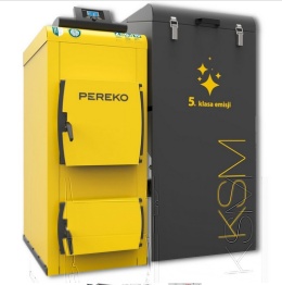 Kocioł na ekogroszek PEREKO KSM 34kW z podajnikiem