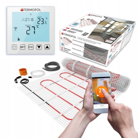 2m2 Zestaw mata grzewcza z termoregulatorem TF-WIFI