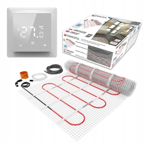 12m2 Zestaw mata grzewcza z termoregulatorem TF-H6 12m2 Zestaw mata grzewcza z termoregulatorem TF-H6