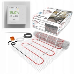 5m2 Zestaw mata grzewcza z termoregulatorem TF-H7WIFI WHITE/BLACK