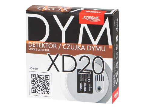 60-641# Detektor czujnik dymu xd20 230v/9v" 60-641# Detektor czujnik dymu xd20 230v/9v"