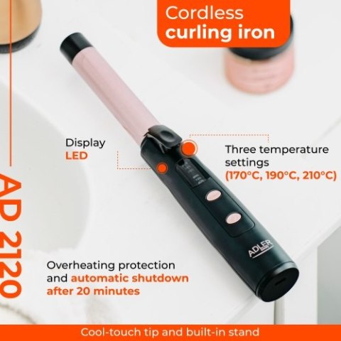 AD 2120 Bezprzewodowa lokówka podróżna ? usb AD 2120 Bezprzewodowa lokówka podróżna ? usb