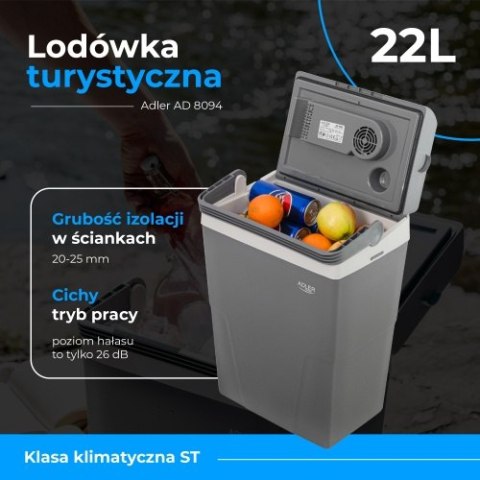 AD 8094 Lodówka turystyczna 22l | zasilanie ac/dc AD 8094 Lodówka turystyczna 22l | zasilanie ac/dc