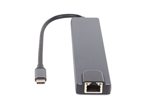86-077# Rozgałęźnik usb-c hub rj45 + hdmi 100w k-08 86-077# Rozgałęźnik usb-c hub rj45 + hdmi 100w k-08