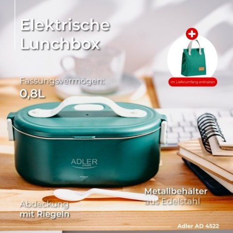 AD 4522 green Pojemnik na żywność z torbą termiczną 5 litrów AD 4522 green Pojemnik na żywność z torbą termiczną 5 litrów