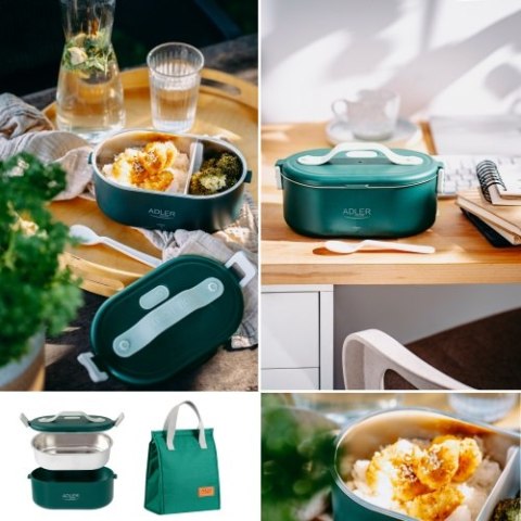 AD 4522 green Pojemnik na żywność z torbą termiczną 5 litrów AD 4522 green Pojemnik na żywność z torbą termiczną 5 litrów