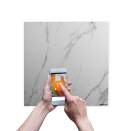 500W Ceramiczne panele grzewcze WIFI - DEKORACYJNE biały marmur