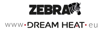 FOLIA GRZEWCZA 140W/m2 DREAM HEAT ZEBRA 25cm szeroka na mb