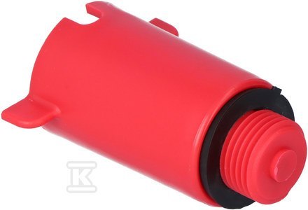 KOREK DO PRÓB CIŚ.1/2" PVC CZERW.ONNLI KOREK DO PRÓB CIŚ.1/2" PVC CZERW.ONNLI