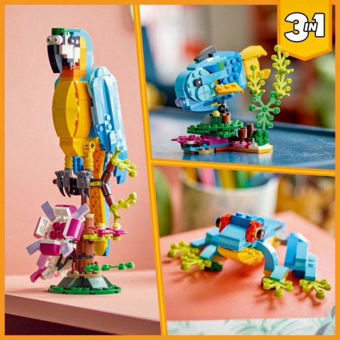 Klocki creator 31136 egzotyczna papuga Klocki creator 31136 egzotyczna papuga