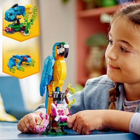 Klocki creator 31136 egzotyczna papuga Klocki creator 31136 egzotyczna papuga