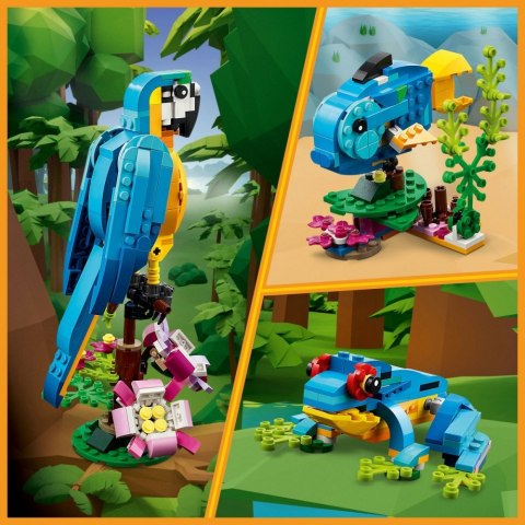 Klocki creator 31136 egzotyczna papuga Klocki creator 31136 egzotyczna papuga