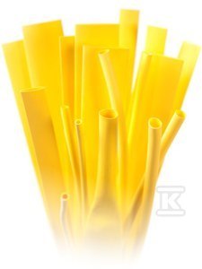 RTS 9,5/4,8 ŻÓŁTA RURKA TERMO. RTS 9,5/4,8 ŻÓŁTA RURKA TERMO.