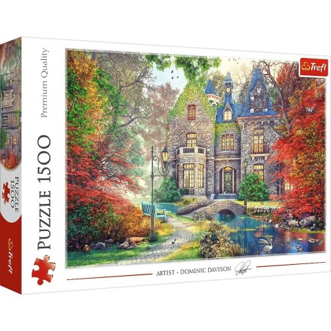 Puzzle 1500 elementów jesienny dworek Puzzle 1500 elementów jesienny dworek