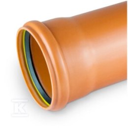 RURA PVC 160X4.0X3000 SN4 KL.N ML LOCK