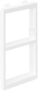 ADAPTER NA 2 MODUŁY 45X45MM POZIOMO