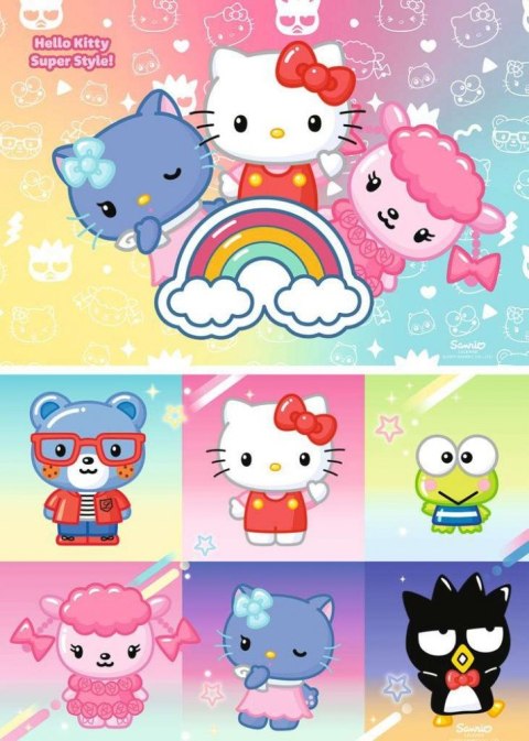 Puzzle 2x24 elementy hello kitty Puzzle 2x24 elementy hello kitty