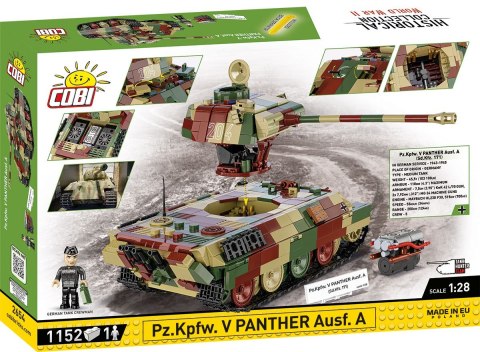 Klocki pz.kpfw.v panther ausf.a 1152 klocki Klocki pz.kpfw.v panther ausf.a 1152 klocki