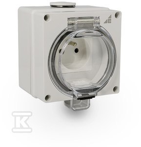 GN.1-KR Z/U N/T IP66 SZARY AQUA66